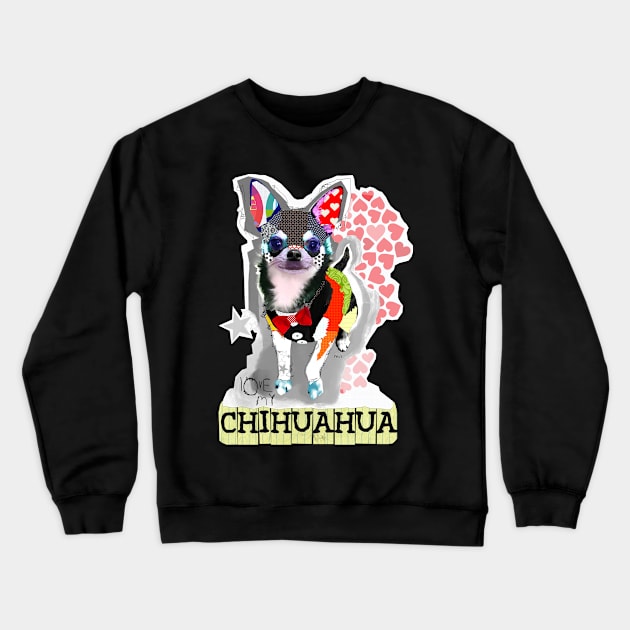 Chihuahua IV Crewneck Sweatshirt by michelkeck